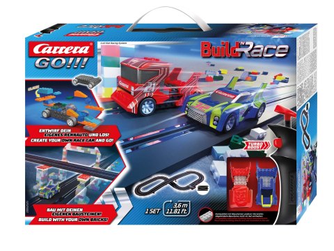 Carrera Go 20062529 Build'n Race - Racing Set 3,6m