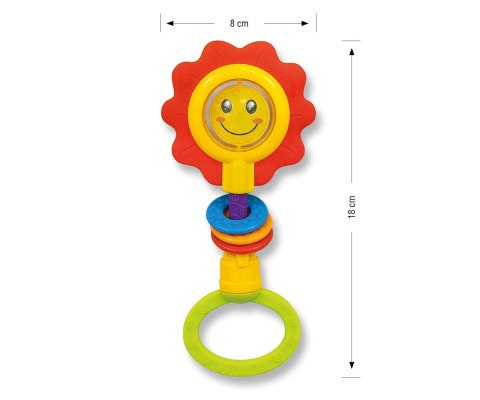 Grzechotka Kwiatek - Flower rattle - 0692