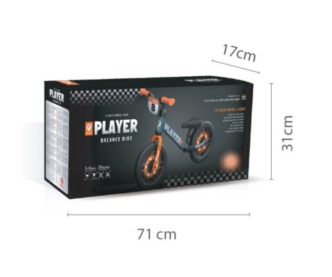 Qplay Rowerek Biegowy Player Orange