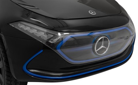 Mercedes Benz AMG EQA dla dzieci Czarny + Pilot + 5-punktowe pasy + EVA + Wyświetlacz MP3 + LED