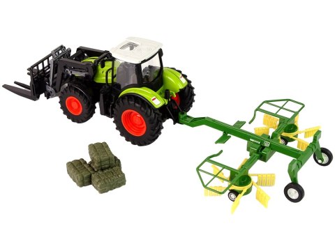 Zestaw Traktor R/C Maszyny Rolnicze 2,4G Zgrabiarka Akcesoria