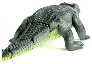 Zdalnie Sterowany Aligator R/C Chodzi Duży Zielony