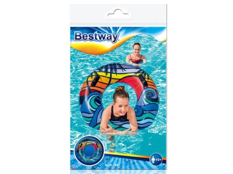 Bestway Koło do pływania z uchwytami 91 cm 36350