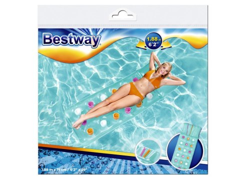 Bestway Materac dmuchany z poduszką 188x71cm 43014