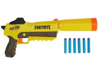 Nerf Fortnite pistolet tłumik+6 naboi ZA4583