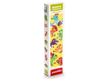 Puzzle Szczęśliwe Dinozaury 8 Zwierzątek 15252