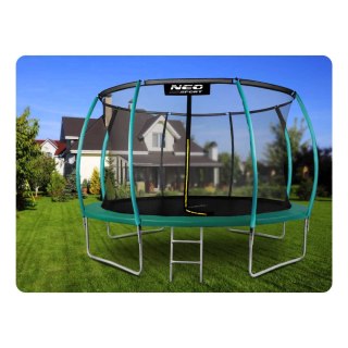 Trampolina ogrodowa profilowana 14ft/435cm z siatką wewnętrzną Neo-Sport