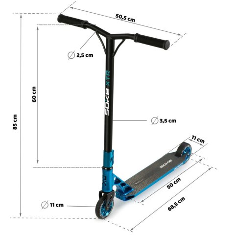 Hulajnoga SOKE XTR blue Niebieska