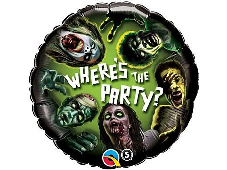 Balon foliowy QUALTEX 18" CIR "Zombie Party"