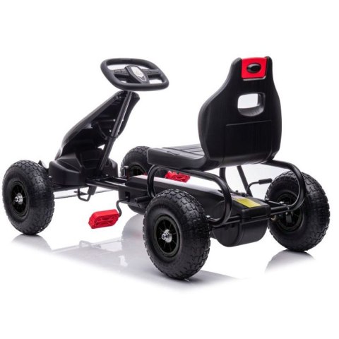 DUŻY GOKART NA PEDAŁY SUPER POWER 5, POMPOWANE KOŁA/G18