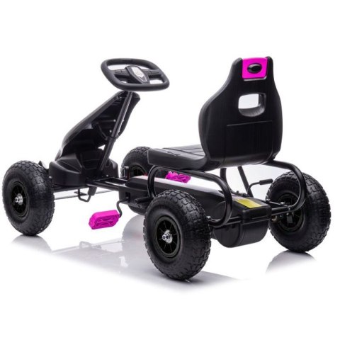 DUŻY GOKART NA PEDAŁY SUPER POWER 5, POMPOWANE KOŁA/G18