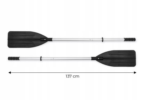 Wiosła 2szt do pontonu aluminiowe do kajaku jednopiórowe 137cm INTEX