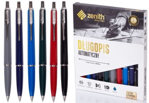 Długopis automatyczny ZENITH 7 - box 10szt. mix kolorów