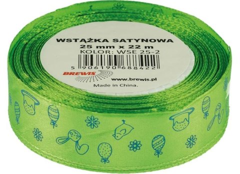 Wstążka satynowa 25mm Wielkanoc WSE25-2