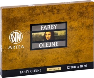 Farby Tempera ASTRA 12 kolorów 20ml