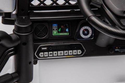 Toyota FJ Cruiser dla dzieci Biały + Pilot + Napęd 4x4 + Audio LED + EVA + Wolny Start