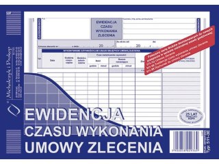 Druk-Ewidencja czasu wyk. umowy zlecenia 511-3E