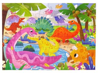 Puzzle Dla Dzieci Układanka Era Dinozaurów 60 elem.