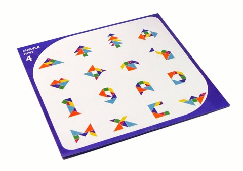 Układanka Tangram 7 Magnetycznych Klocków