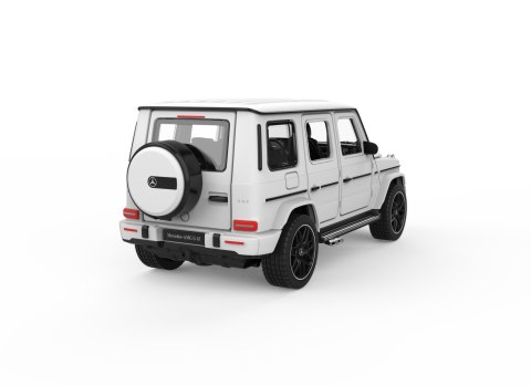 Mercedes-AMG G 63 biały RASTAR model 1:32 Metalowa karoseria + Ręcznie otwierane elementy