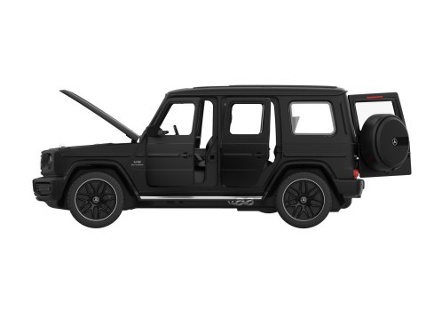 Mercedes-AMG G 63 czarny RASTAR model 1:32 Metalowa karoseria + Ręcznie otwierane elementy