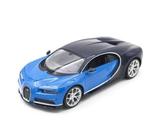 Bugatti Chiron niebieski RASTAR model 1:14 Zdalnie sterowane auto + Światła LED + Pilot 2,4 GHz