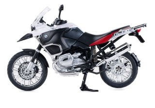 Motocykl BMW R 1200 GS biały RASTAR model 1:9 Metalowa karoseria