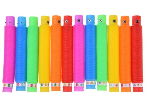 POP TUBE rurki sensoryczne świecące LED 12szt ZA4709