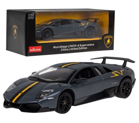 Lamborghini Murcielago LP670-4 SuperVeloce RASTAR model 1:32 Metalowa karoseria + Gumowe koła