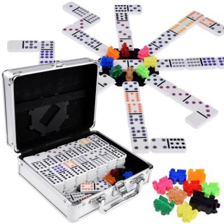 Domino gra Mexican Train metalowy kuferek GR0630