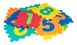 Mata z 10 Puzzli dla dzieci 10m+ Wyjmowane cyfry + Pianka EVA + Składanie figur