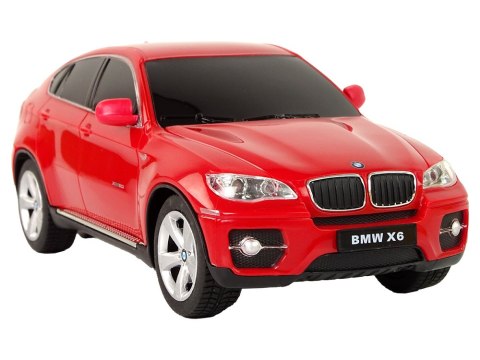 Auto R/C Bmw X6 1:24 Rastar Czerwone