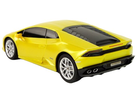 Auto R/C Lamborghini Huracan 1:24 Rastar Żółty