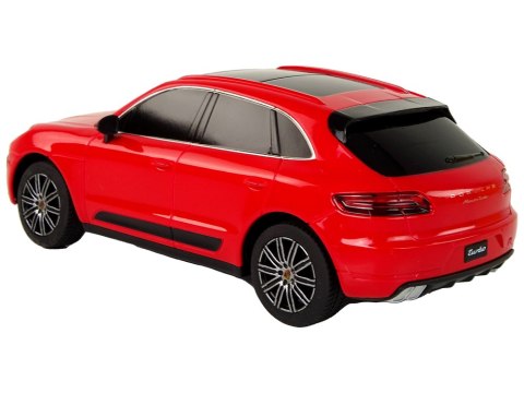 Auto R/C Porsche Macan Turbo 1:24 Rastar Czerwony