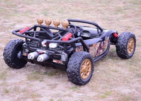 MEGA BUGGY BEAST DLA 2 DZIECI, 400 WAT, 24V, MIĘKKIE SIEDZENIE, MIĘKKIE KOŁA, WALIZKA NA AKUMULATOR,/JS3168