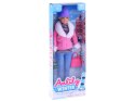 Anlily Modna Lalka w zimowym ubraniu + torebka ZA4302