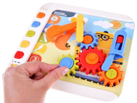 Hola interaktywny Panel nauka emocji liczb figur Montessori ZA4652