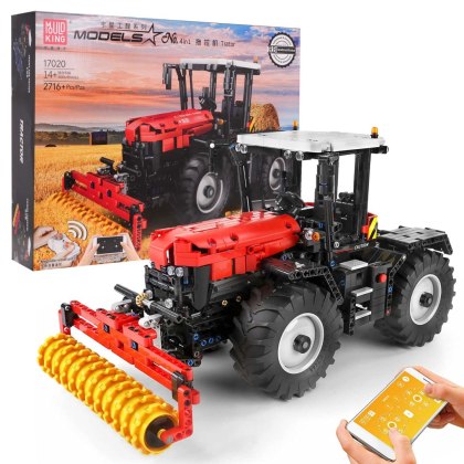 Klocki RC : Czerwony Traktor 2716el.