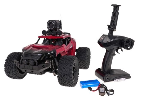 MEGA Crawler PIONEER Z Kamerą Czerwony