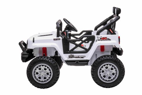 Auto na akumulator Pojazd OFF ROAD Speed Biały 4x4