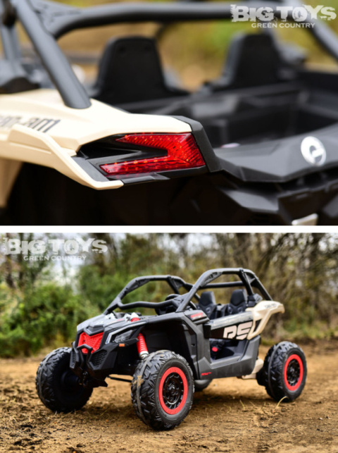 Buggy Maverick Can-Am 24V Ride On UTV Zielony