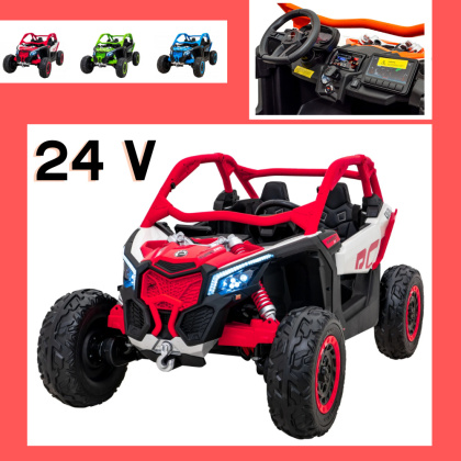 Pojazd Buggy Maverick Turbo RR Czerwony