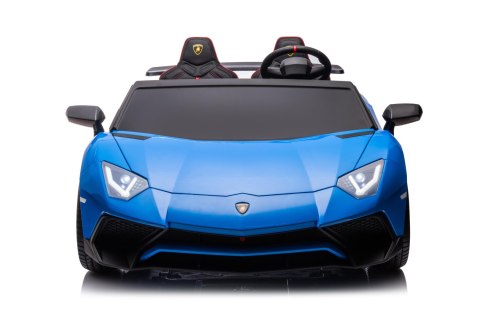 Auto Na Akumulator Lamborghini Aventador Niebieski Silnik bezszczotkowy LED