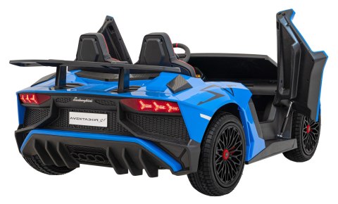 Auto Na Akumulator Lamborghini Aventador Niebieski Silnik bezszczotkowy LED