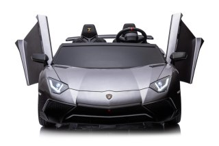 Auto Na Akumulator Lamborghini Aventador Szary Silnik bezszczotkowy LED