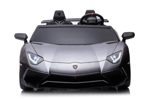 Auto Na Akumulator Lamborghini Aventador Szary Silnik bezszczotkowy LED