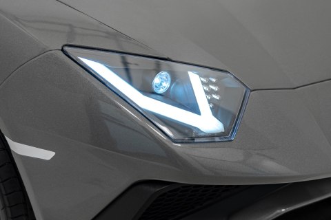 Auto Na Akumulator Lamborghini Aventador Szary Silnik bezszczotkowy LED