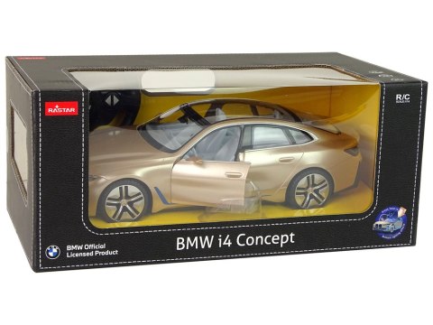 Auto R/C Bmw i4 1:14 Rastar Złote