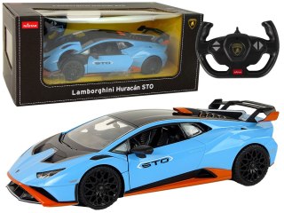 Auto R/C Lamborghini Huracan 1:14 Rastar Niebieskie