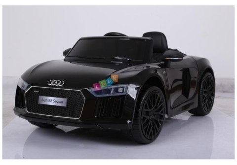 Auto na Akumulator Audi R8 Spyder Czarny Lakierowany